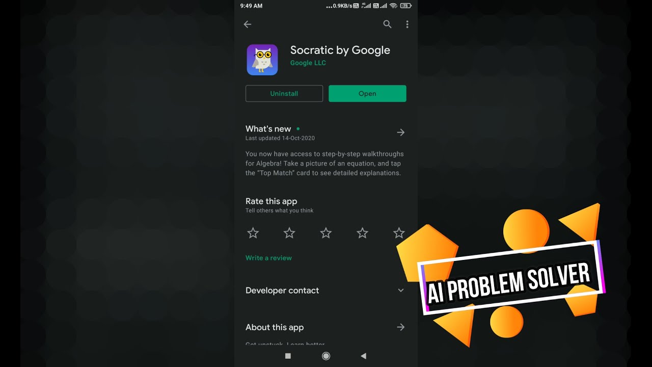 App of the Week || Socratic by Google || Sanket Tambare