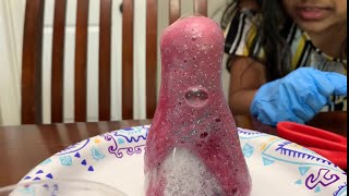 Amazing foam eruption experiment