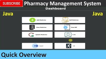 Pharmacy Management System in java (JFrame, Mysql Database, Netbeans IDE)
