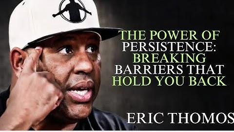"the power of persistence: breaking barriers that hold you back"🔥