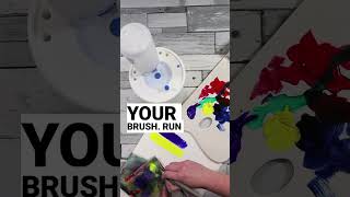 How to Clean Acrylic Paint Brushes with the Rinse Well #acrylicpainting #brushcleaning #artist