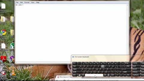 windows 7 onscreen keyboard