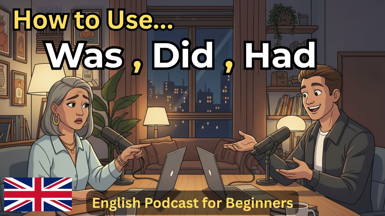 English Speaking Practice | WAS vs DID vs HAD