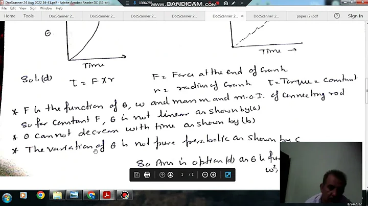 Mechanism,velocity and acceleration (Q62) (Gate 2015 (ME-01)Theory of Machine)