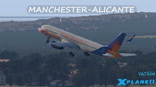 Манчестер (EGLL) - Аликанте (LEAL) | Boeing 757-200 Flight Factor [X-Plane 11]