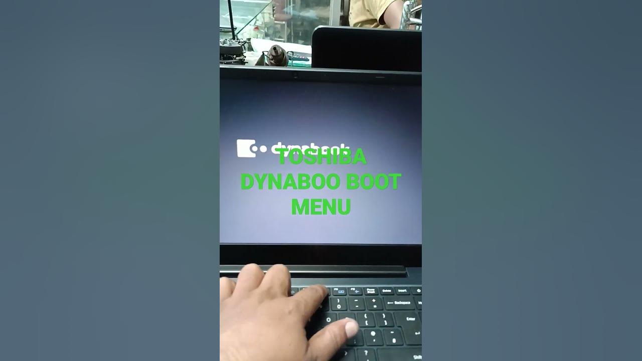 Toshiba dynabook boot menu youtube