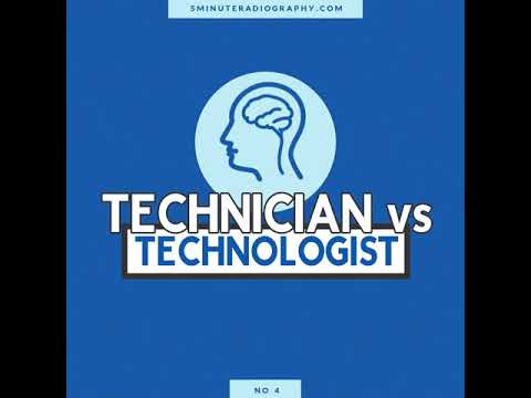 Technician Vs Technologist