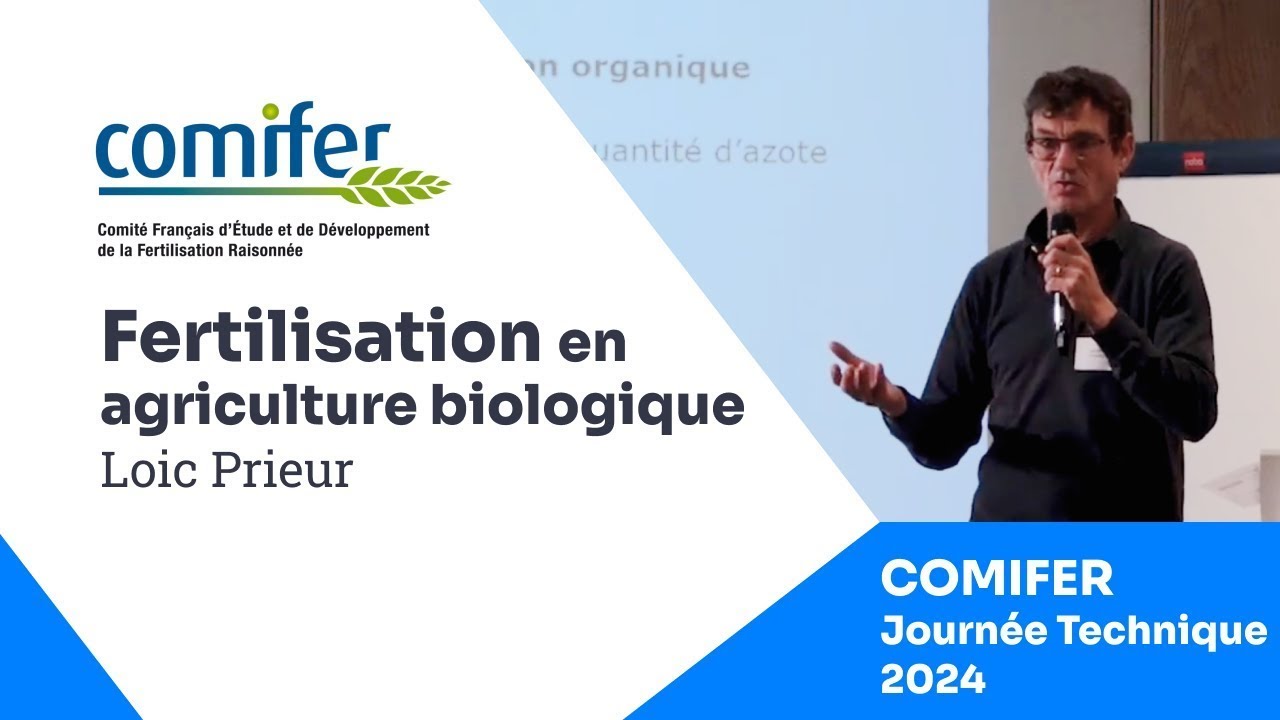 Fertilisation en agriculture biologique, Loic Prieur