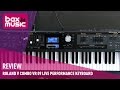 Roland vcombo vr09b live performance keyboard review  bax music