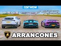 Lamborghini ARRANCONES : Urus v Aventador v Hurracan