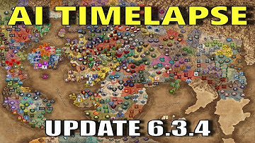 Warhammer 3 TW 300 Turn AI Only Timelapse but its v6.3.4