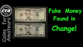 We found fake money! How do you tell if a $5 bill is counterfeit? What to do if I found fake money?
