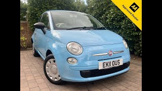Fiat 500 1.2 Popular Volare Blue 3D 69 Bhp For Sale On .Boocar.co.uk