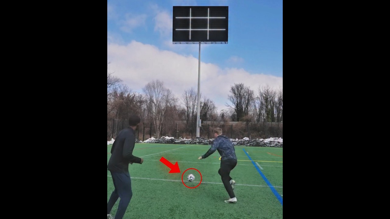 Players DESTROYED at Soccer Tic Tac Toe 💯 #football #skills #shorts