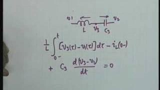 Lecture - 3 Network Equations; Initial and Final Conditions