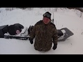 Мототолкач Ураган по снегу пухляку в карьере
