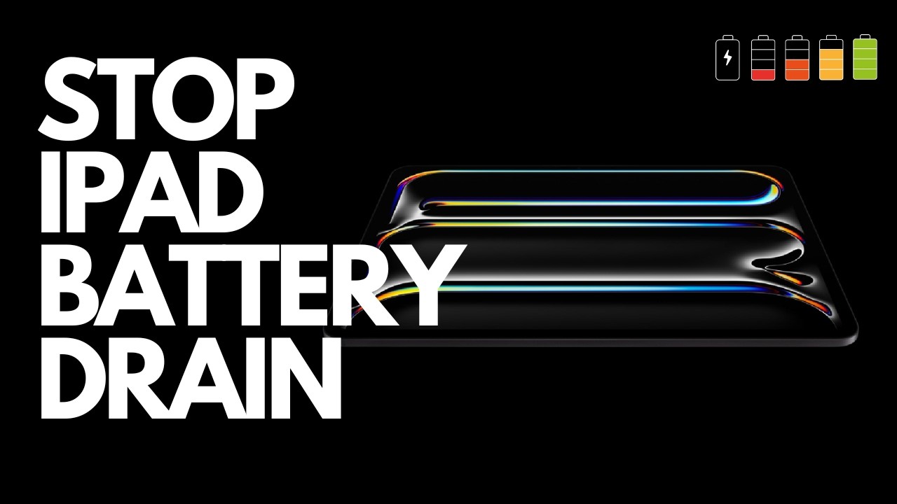 How to Stop iPad Battery Drain When It's in StandBy Mode - YouTube