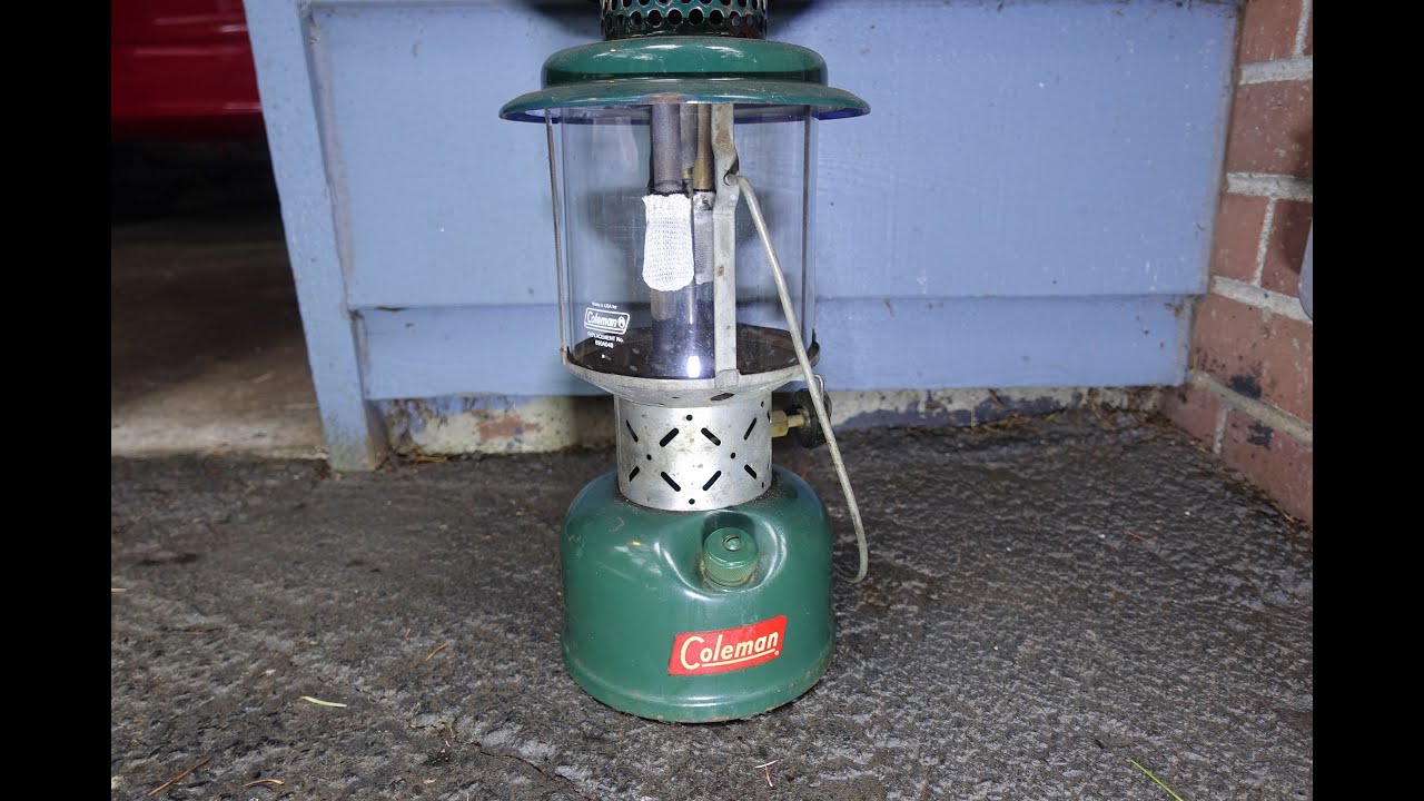 Repairing a coleman model 220 double mantle lantern youtube