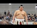 【大相撲】大の里 綱締実演【春巡業 野洲場所】