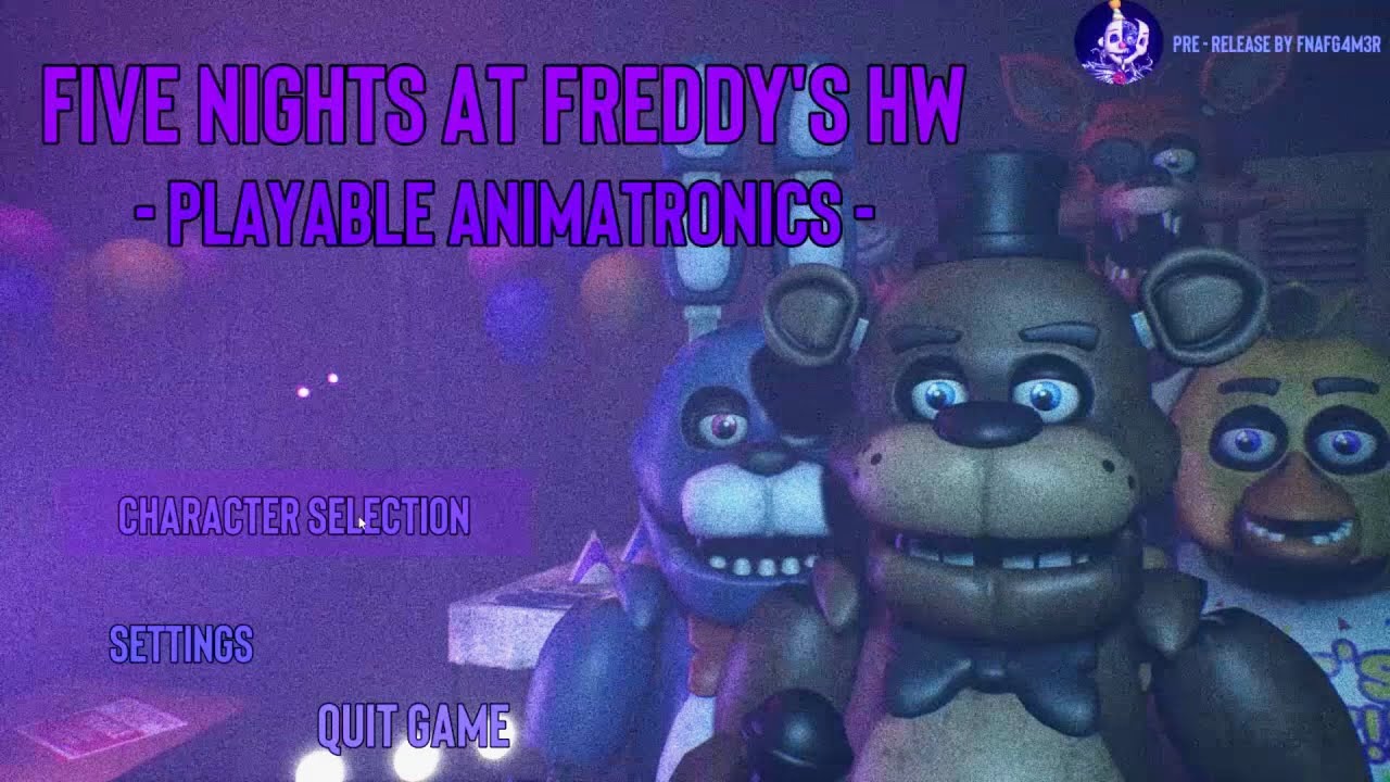 Five Nights at Freddy's 1: Playable Animatronics