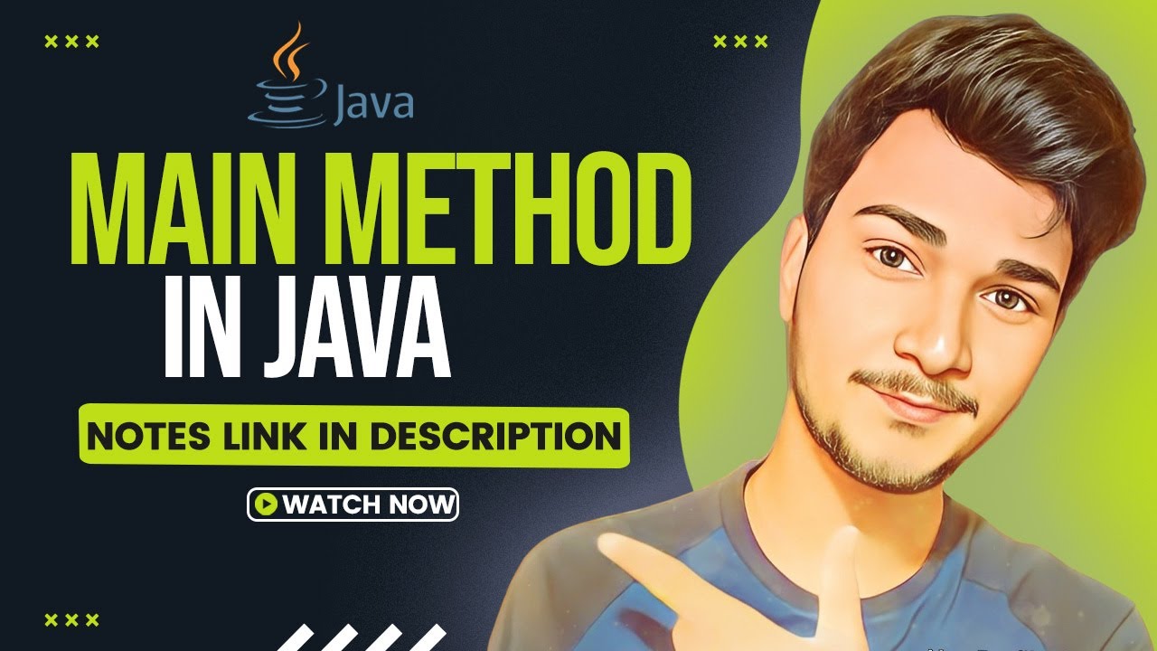 #02 - public static void main(string args) in java | complete java ...