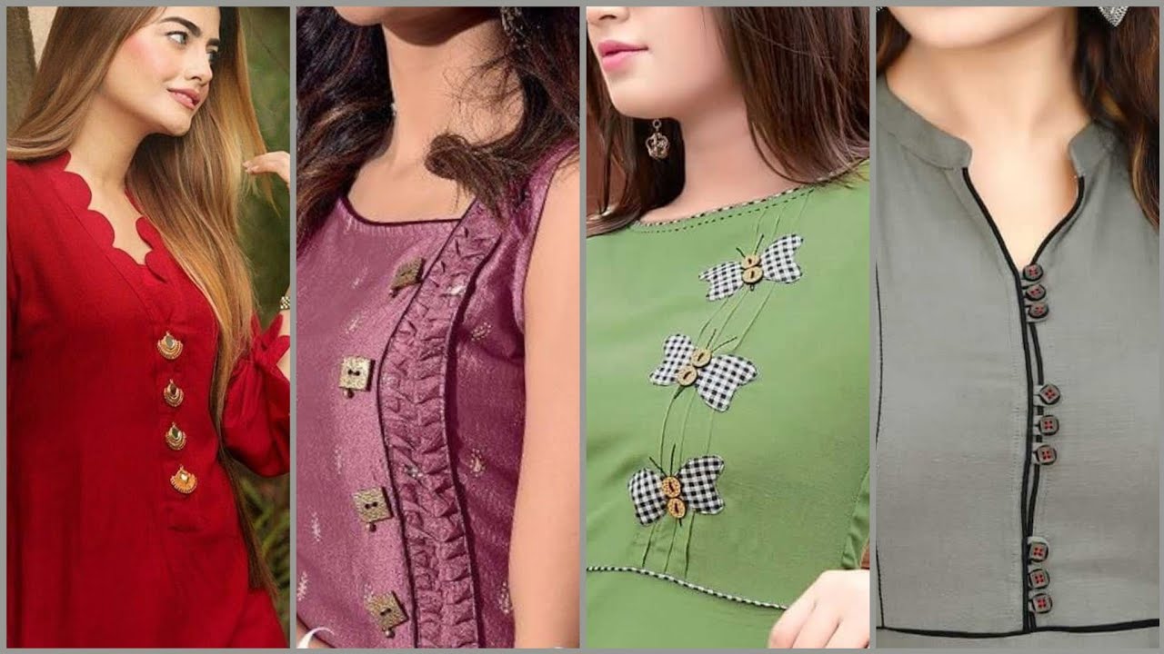 Latest neckline design ideas 2021 | kurti neck design | kameez ...
