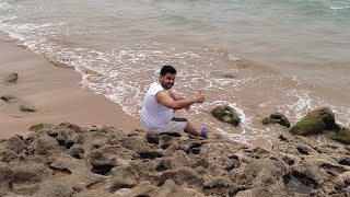خرجة عائلية  الى شاطئ أغروض والدي يعد من بين أجمل الشواطئ الموجودة في شمال اكادير