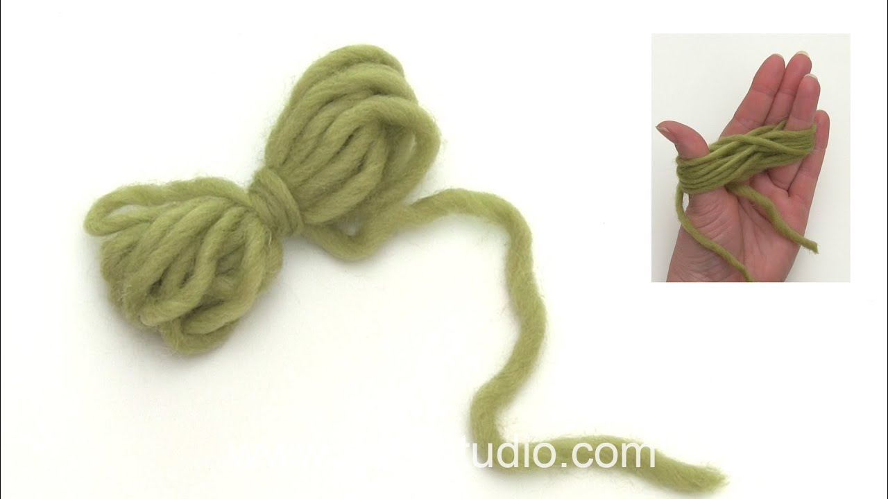 How to make a yarn bobbin (Tutorial Video)