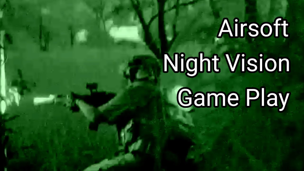 [에어소프트] 어느 날 밤에 벌어진 특수 작전(야간투시경) Airsoft game night vision - YouTube