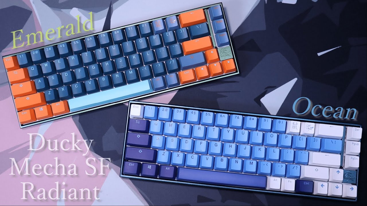 Ducky Mecha SF Radiant Emerald & Ducky Mecha SF Radiant Ocean を 
