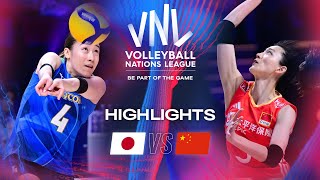  Jpn Vs Chn - Highlights Week 2 Womens Vnl 2024