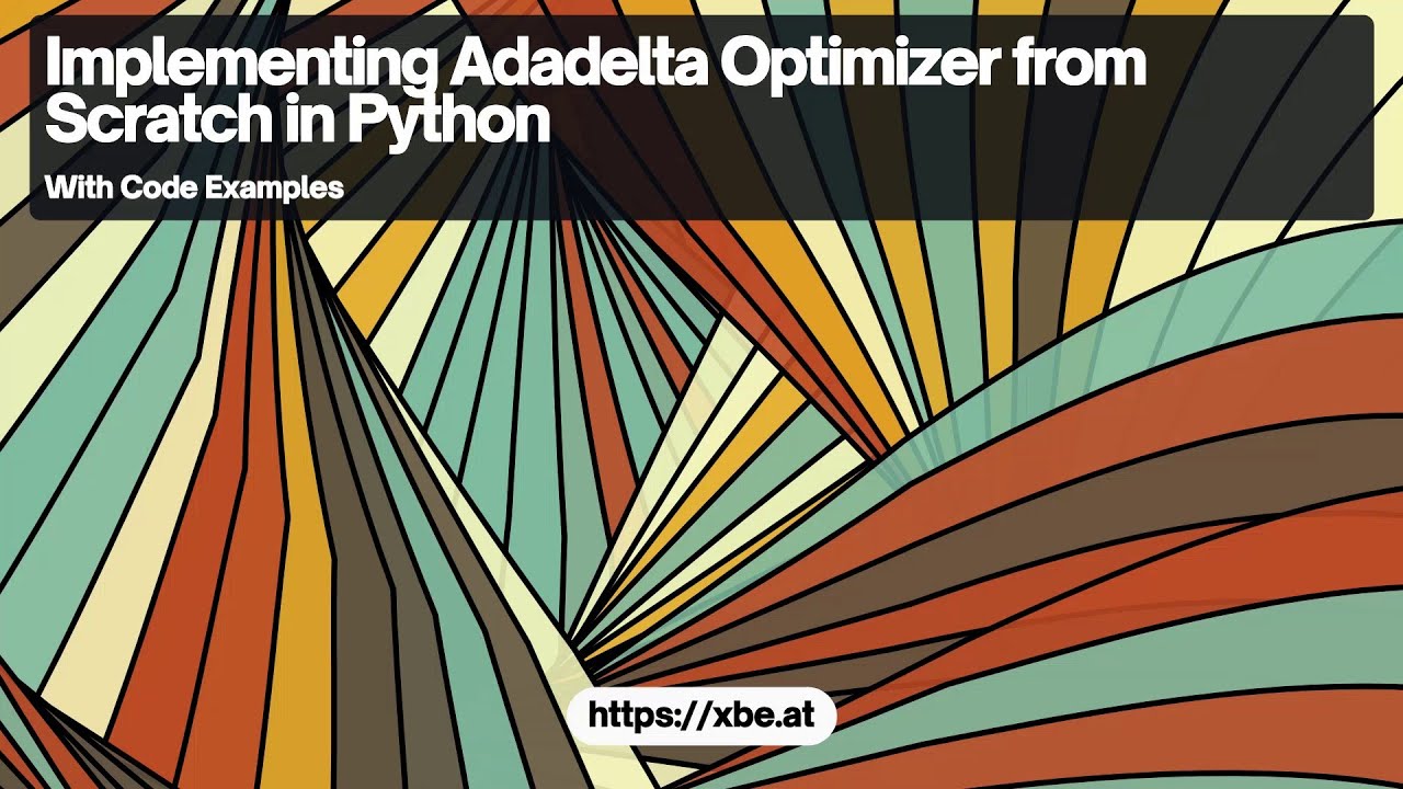 Implementing AdagradT lectured Adadelta Optimizer in Python - YouTube