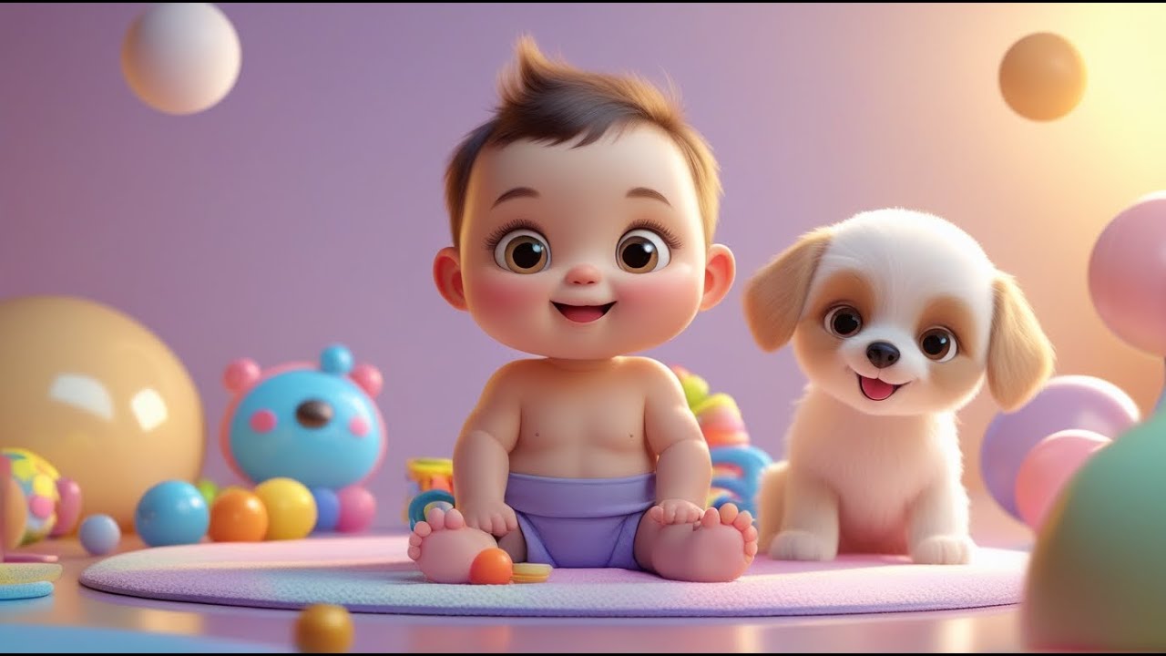 🐻🐶 Animal and Cute Baba | Fun Animal Song for Kids 👶🎶 - YouTube