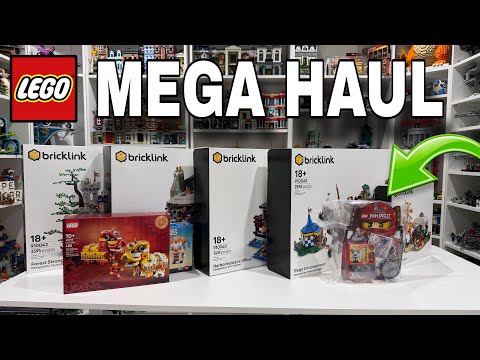 Mega Lego Haul! Rare Lego Ninjago Spinner, Bricklink Sets, & More!