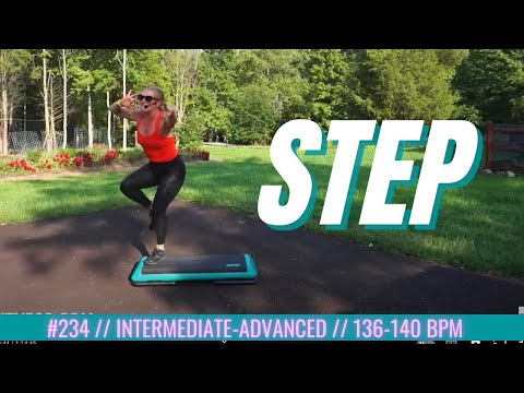 60 Min FAST STEP AEROBICS WORKOUT INTERMEDIATE TO ADVANCED 234 