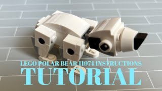 Lego Polar Bear Instructions Tutorial How To Build