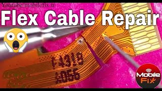 how to fix broken flex cable