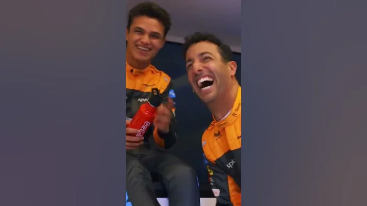 Lando Norris cleaning his shoes #shorts #f1 #landonorris