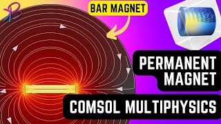Permanent magnet Simulation in COMSOL - Complete Tutorial | Learn with BK screenshot 3