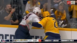 Mathieu Olivier vs Luke Schenn Apr 13, 2024