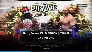 WWE 2K24 The Bigman Harry Torres vs Harry A Jordan