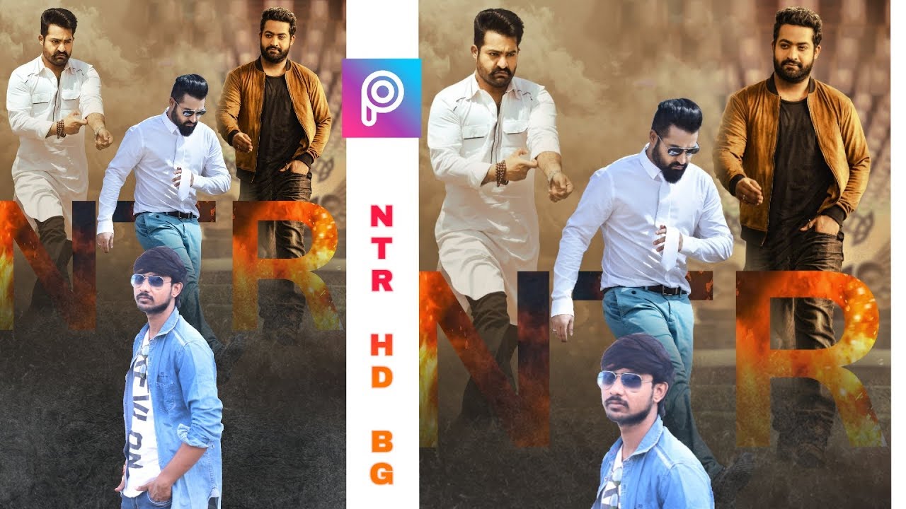 NTR Poster Editing in Picsart  Photo Editing in Picsart telugu 2020  | NTR fan made poster - YouTube