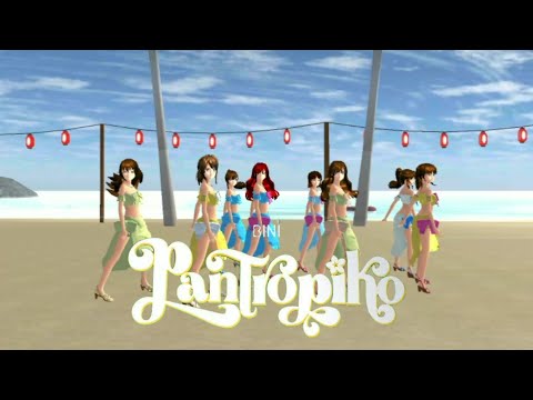 #BINI : Pantropiko (FANMADE MUSIC VIDEO) | Sakura School Simulator