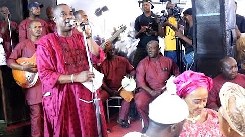 SEE HOW K1 DE ULTIMATE AND TOYIN KOLADE DAZZLE WITH COUPLES AT KUBIS DAUGHTER'S WEDDING