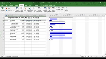 Linking and Globally Linking Tasks Together in Microsoft Project