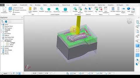 14- Mecanizado de pieza a ambas caras superior e inferior con Autodesk Powermill CAD CAM