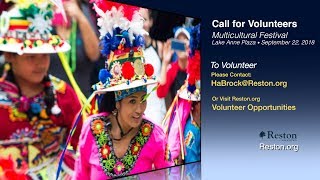 Reston Today - Multicultural Festival Call for Volunteers