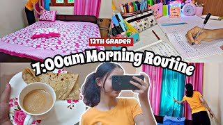 7:00AM morning routine 🌷 Daily Morning Routine 🌱 Study Vlog🌜 Morning study vlog 💫 How to make notes