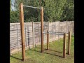 Building an outdoor home gym