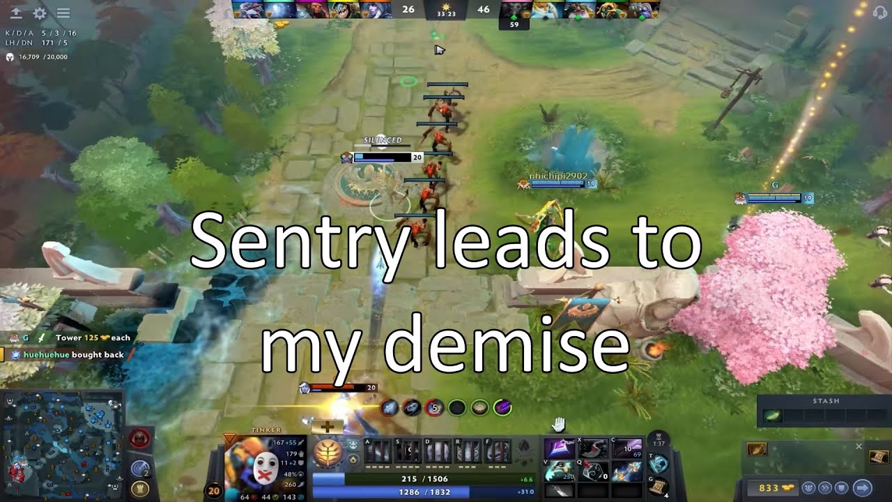 Tinker support sniper safelane, 7.38c Dota 2 Gameplay 48